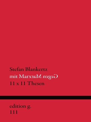 cover image of Mit Marx gegen Marx